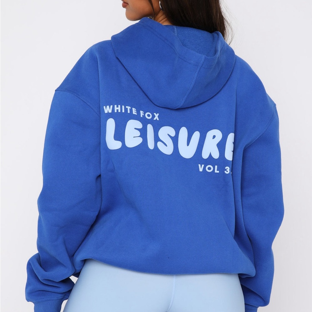 Leisure White Fox Hoodie | NWOT